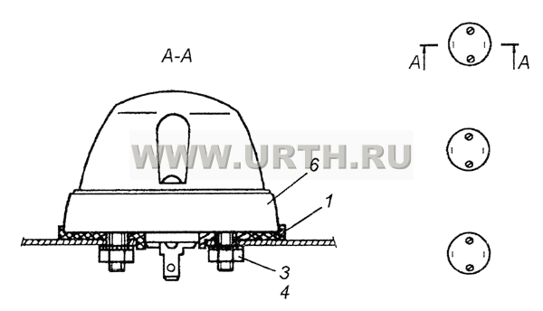 53205-3738001 Установка фонарей автопоезда