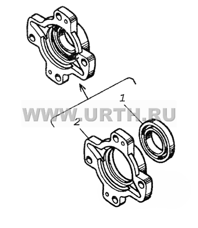 4310-4204080 Крышка стакана коробки отбора мощности 4310-4204080 Крышка стакана коробки отбора мощности