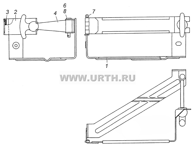 53205-5208400 Рамка крепления омывателя в сборе