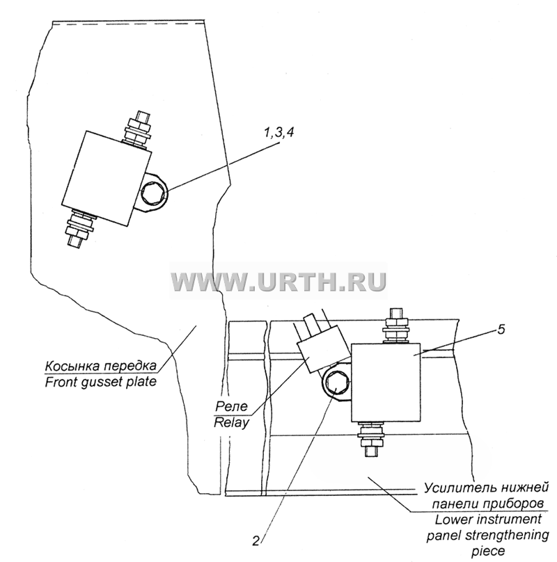 43114-7904001 Установка фильтра радиопомех 43114-7904001 Установка фильтра радиопомех