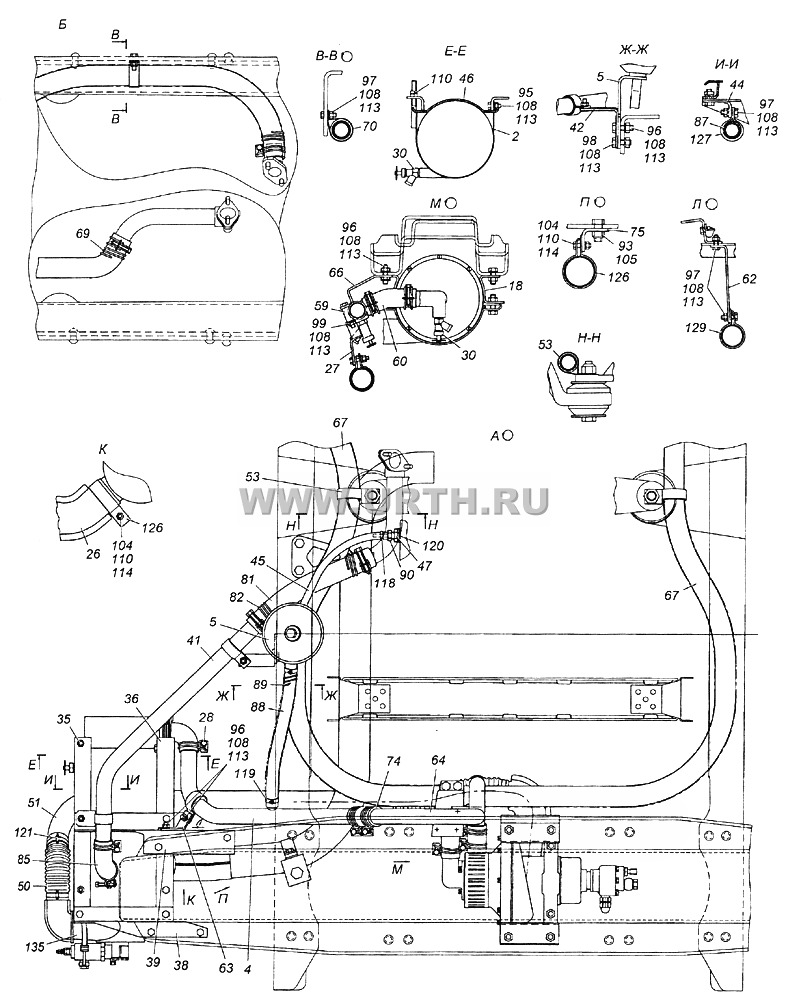 5350-1015001 Установка предпускового подогревателя ПЖД-30 5350-1015001 Установка предпускового подогревателя ПЖД-30