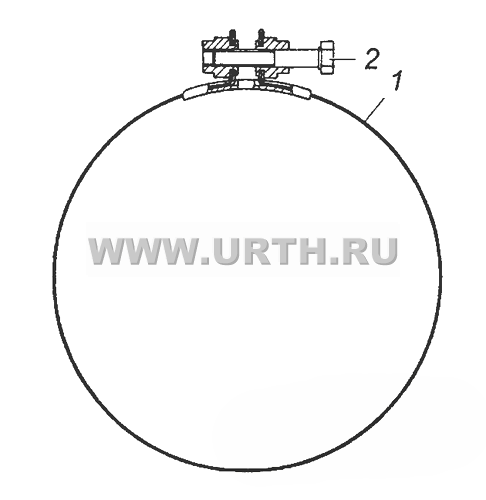 53205-1109365 Хомут воздуховода в сборе