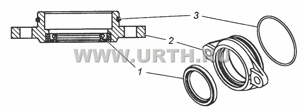 7406.1111040 Корпус переднего подшипника в сборе