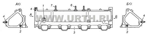 7406.1115012-40 Коллектор впускной правый в сборе