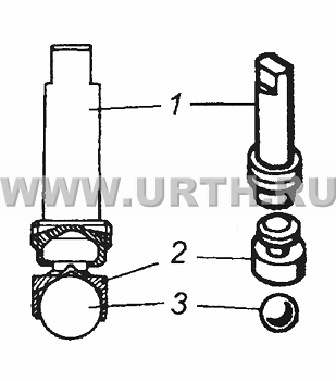5320-1305030 Пробка с шариком и держателем в сборе 5320-1305030 Пробка с шариком и держателем в сборе