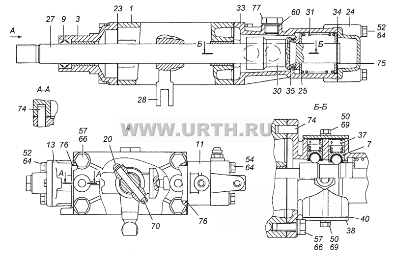 161.1702200 Опора рычага переключения передач в сборе 161.1702200 Опора рычага переключения передач в сборе