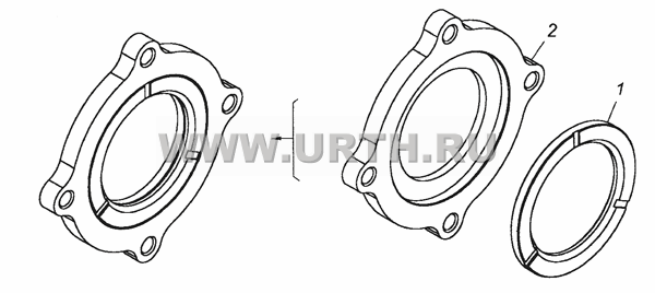 4310-2304128 Кольцо упорное кулака шарнира полуоси
