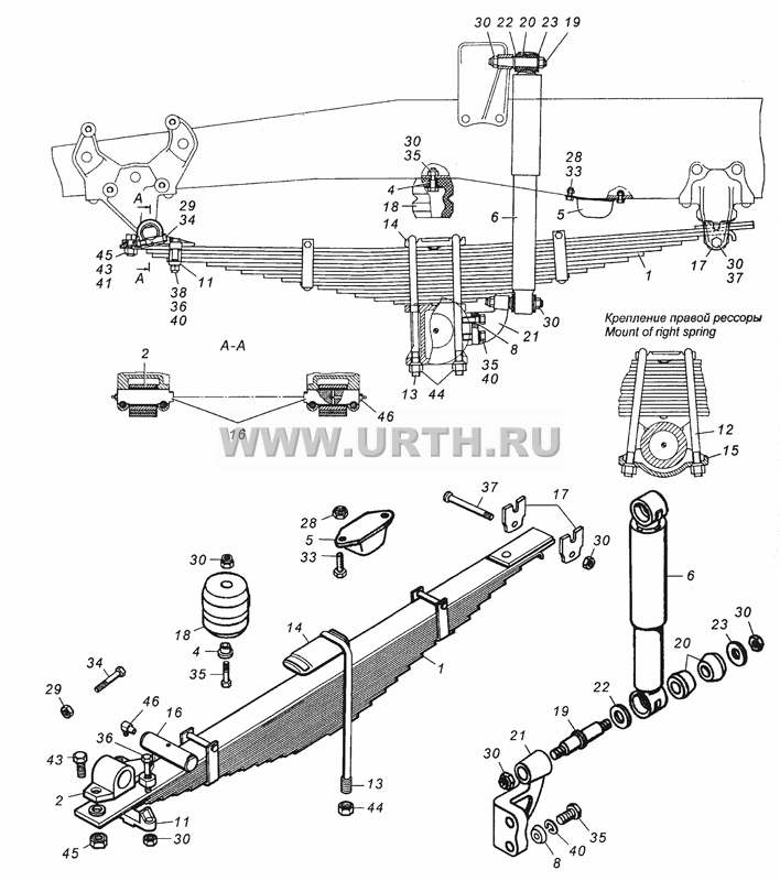 43114-2900001 Подвеска передняя в сборе