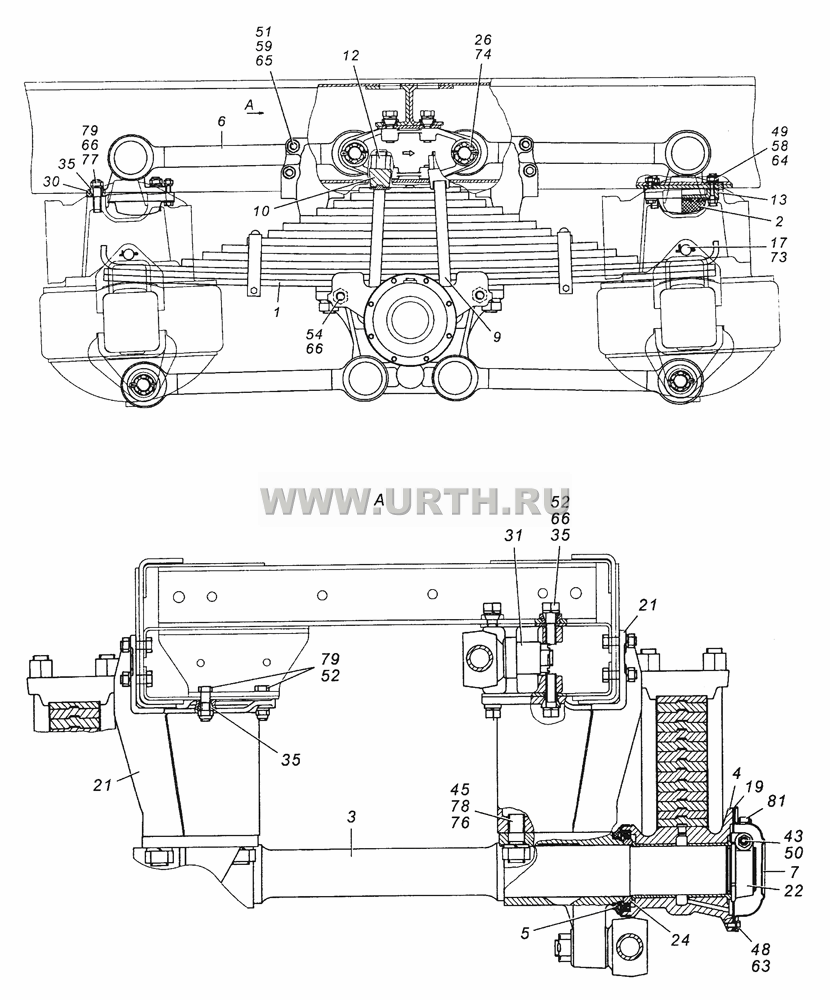 53228-2900002-10 Подвеска задняя в сборе