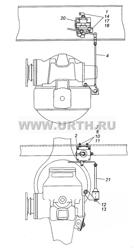 43501-3500033 Установка регулятора тормозных сил