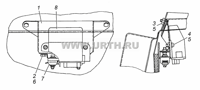5320-3726002 Установка прерывателя указателей поворота
