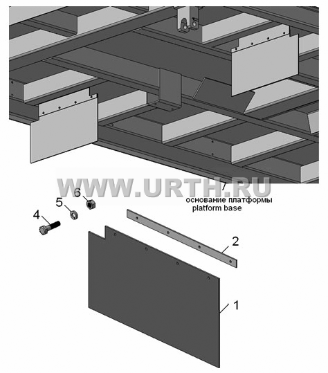 45142-8404330 Установка уплотнителя  брызговика