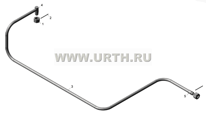 45142-8609170 Труба высокого давления