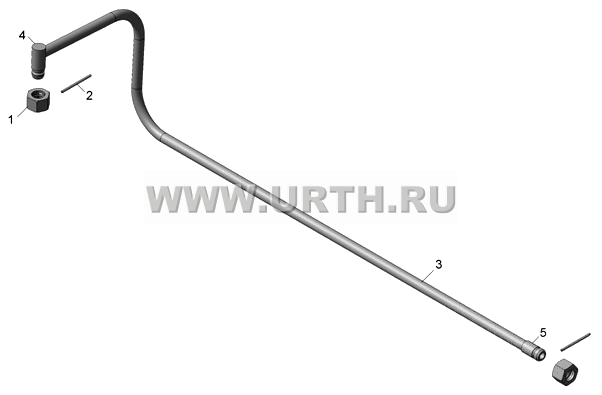 45142-8609178 Труба высокого давления