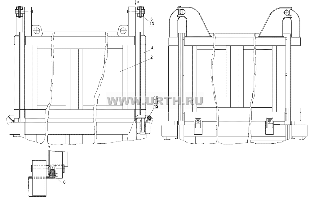 55102-8500012-40  Установка надставных бортов
