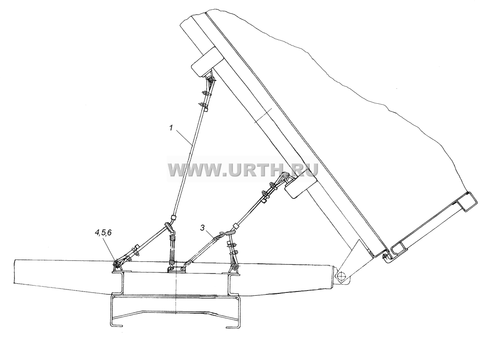 45143-8500060 Установка канатов 45143-8500060 Установка канатов