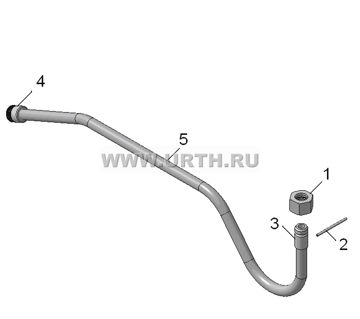 55102-8609135-10 Труба высокого давления