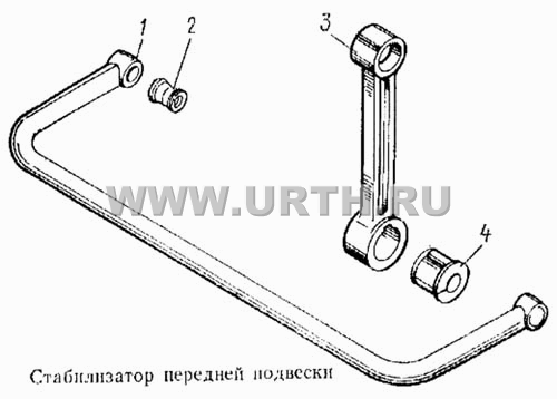 Стабилизатор передней подвески