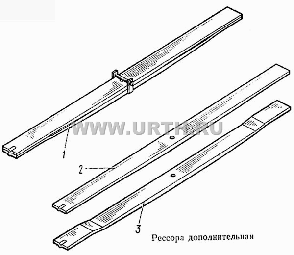 Рессора дополнительная Рессора дополнительная