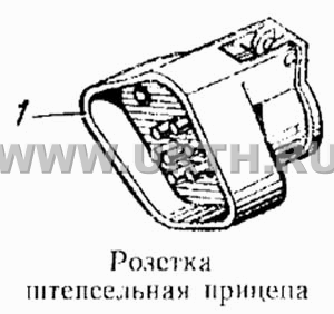 Розетка штепсельная прицепа
