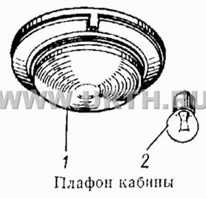 Плафон кабины Плафон кабины