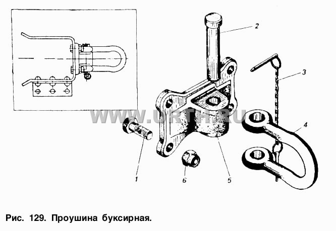 Проушина буксирная