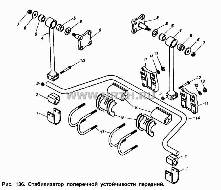 Стабилизатор поперечной устойчивости передний Стабилизатор поперечной устойчивости передний