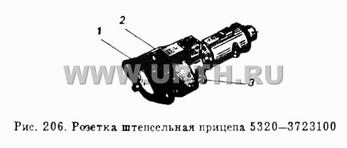 Розетка штепсельная прицепа Розетка штепсельная прицепа