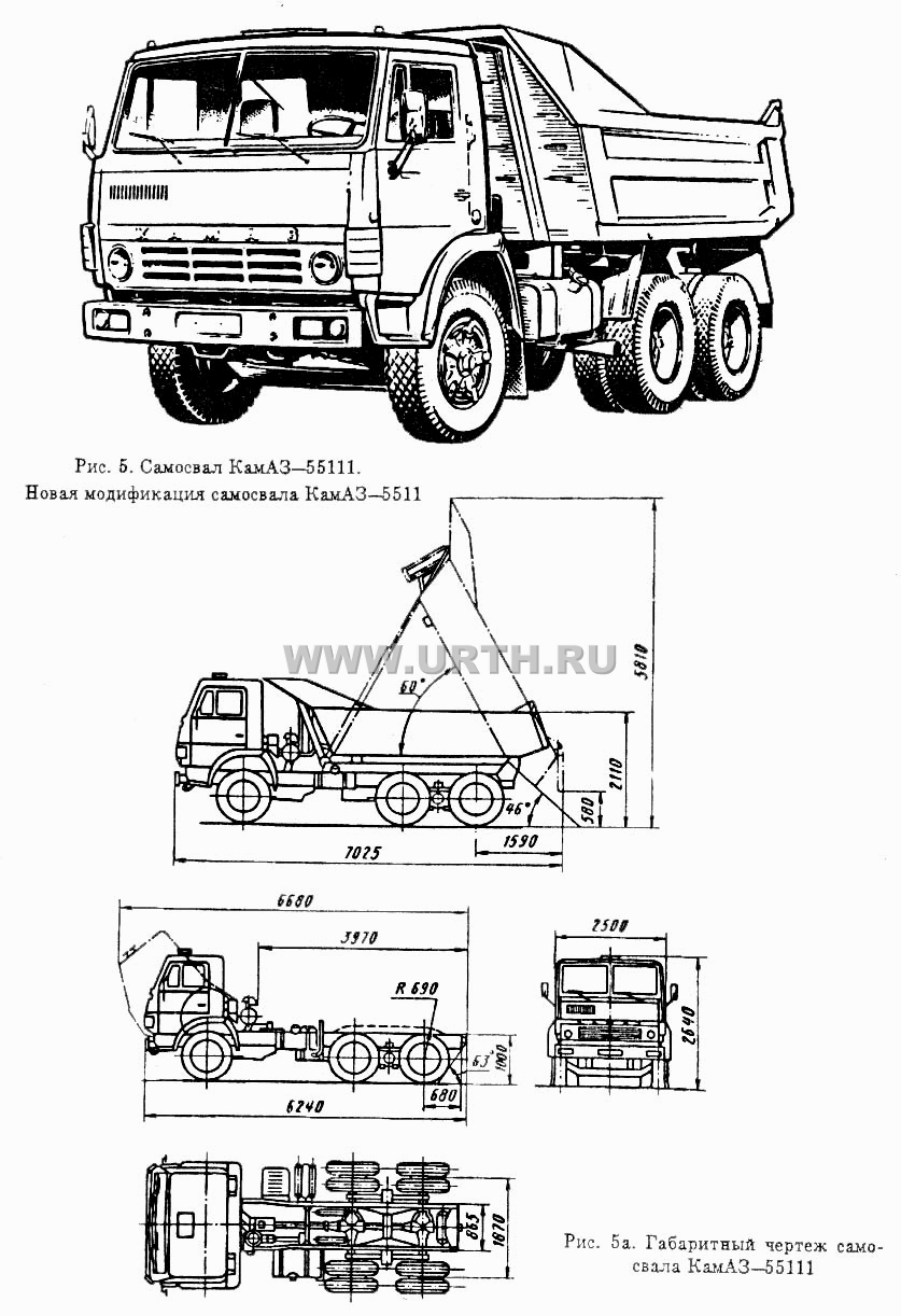 КамАЗ-55111 (Новая модификация самосвала КамАЗ-5511) КамАЗ-55111 (Новая модификация самосвала КамАЗ-5511)