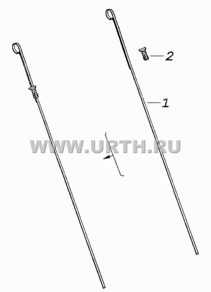 Указатель уровня масла с уплотнителем в сборе