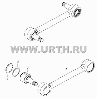 Штанга реактивная в сборе Штанга реактивная в сборе