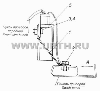 Монтаж реле блокировки стартера Монтаж реле блокировки стартера