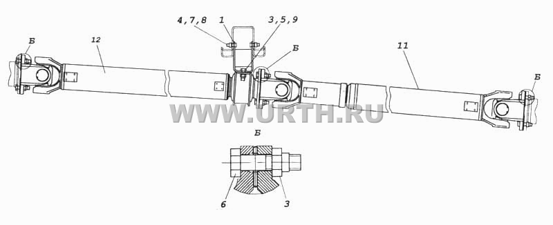 Установка карданных валов