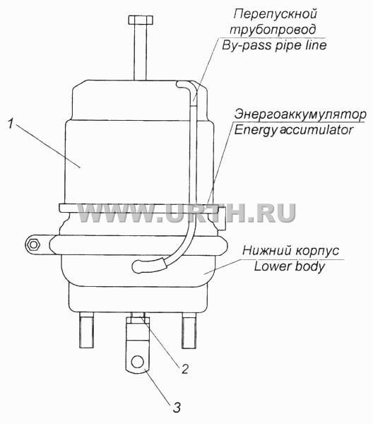 Камера тормозная тип 30/24 Камера тормозная тип 30/24