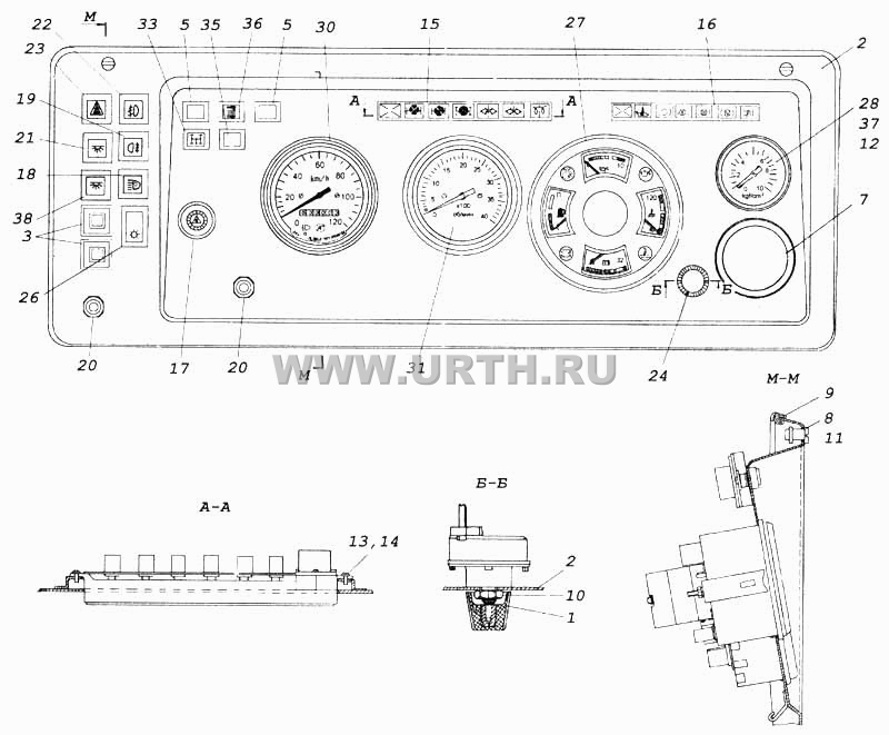 Щиток приборов