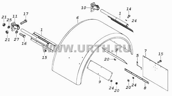 Установка задних крыльев