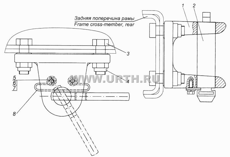 Установка буксирной вилки Установка буксирной вилки