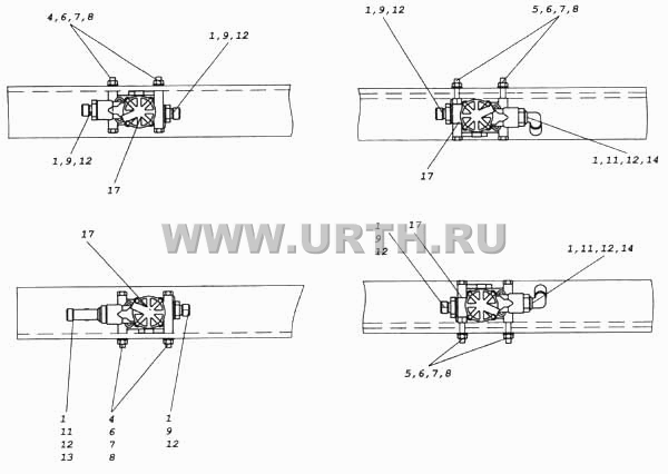 Установка модуляторов АБС Установка модуляторов АБС