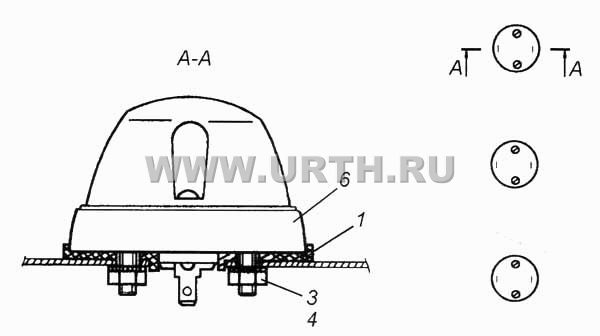 Установка фонарей автопоезда Установка фонарей автопоезда