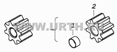 Шестерня ведомая масляного насоса Шестерня ведомая масляного насоса