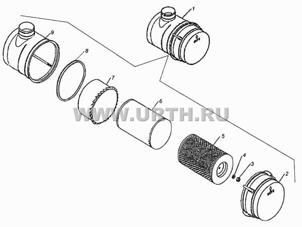 Фильтр воздушный в сборе Фильтр воздушный в сборе