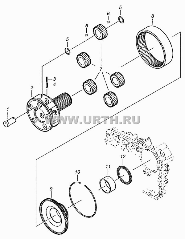 Привод планетарной передачи Привод планетарной передачи
