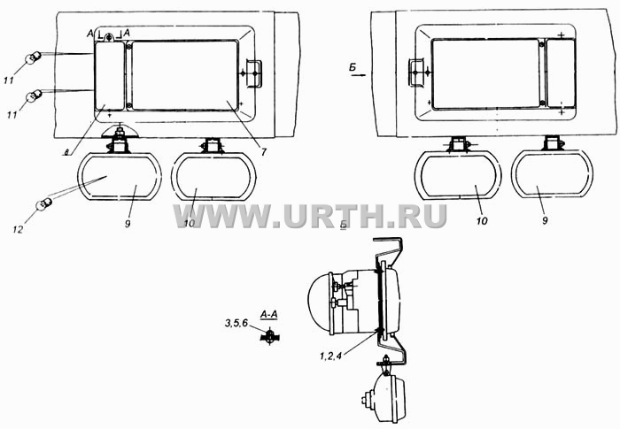 Фары и фонари передние