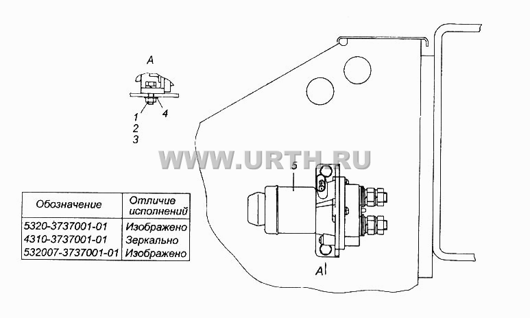 Установка малогабаритного выключателя массы