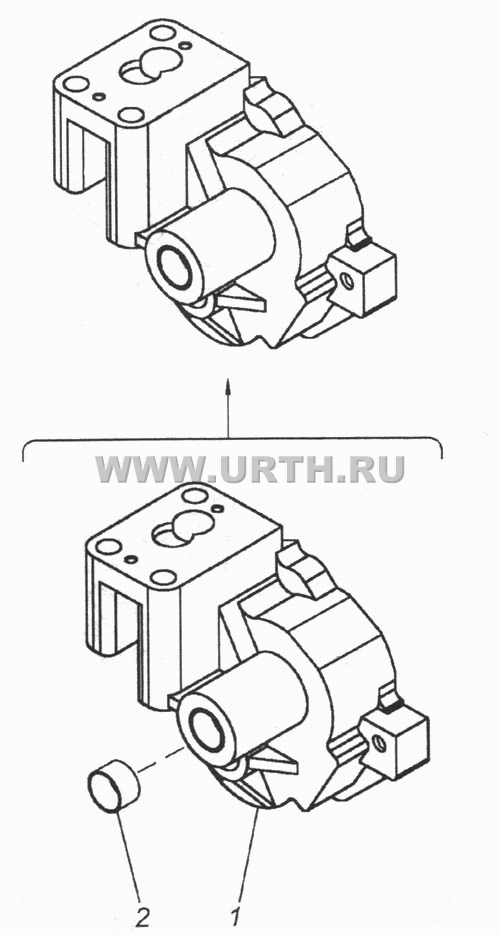 Корпус масляного насоса