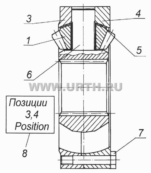 Межосевой дифференциал моста среднего