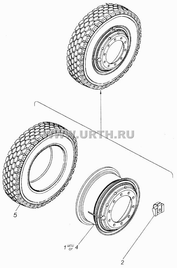 Колесо с шиной 8.5-20