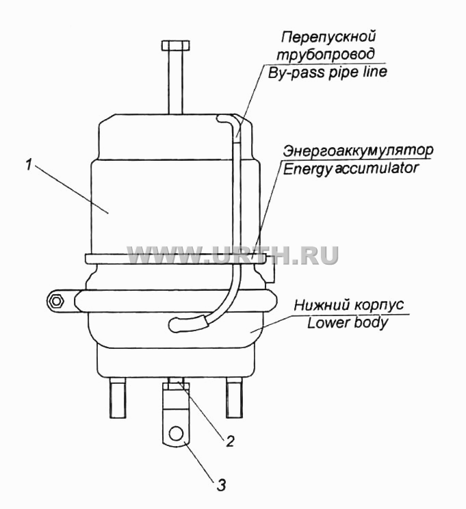 Тормозная камера тип 30/24 Тормозная камера тип 30/24