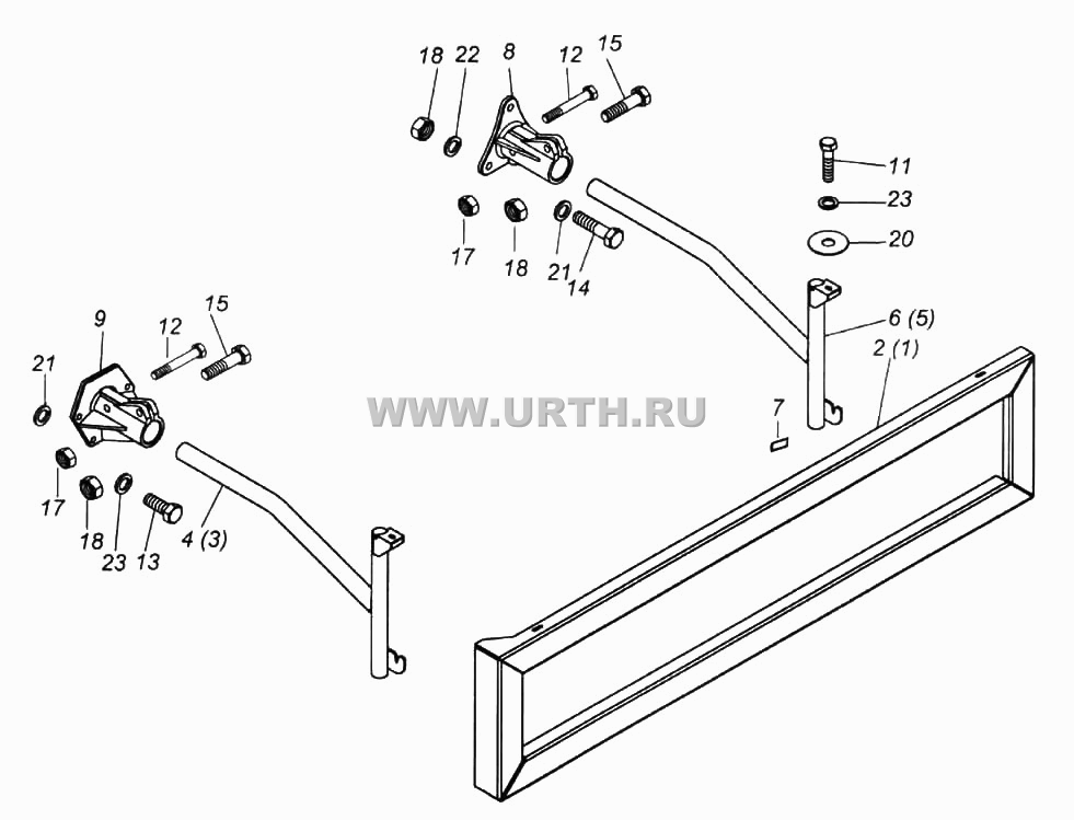 Установка боковой защиты Установка боковой защиты